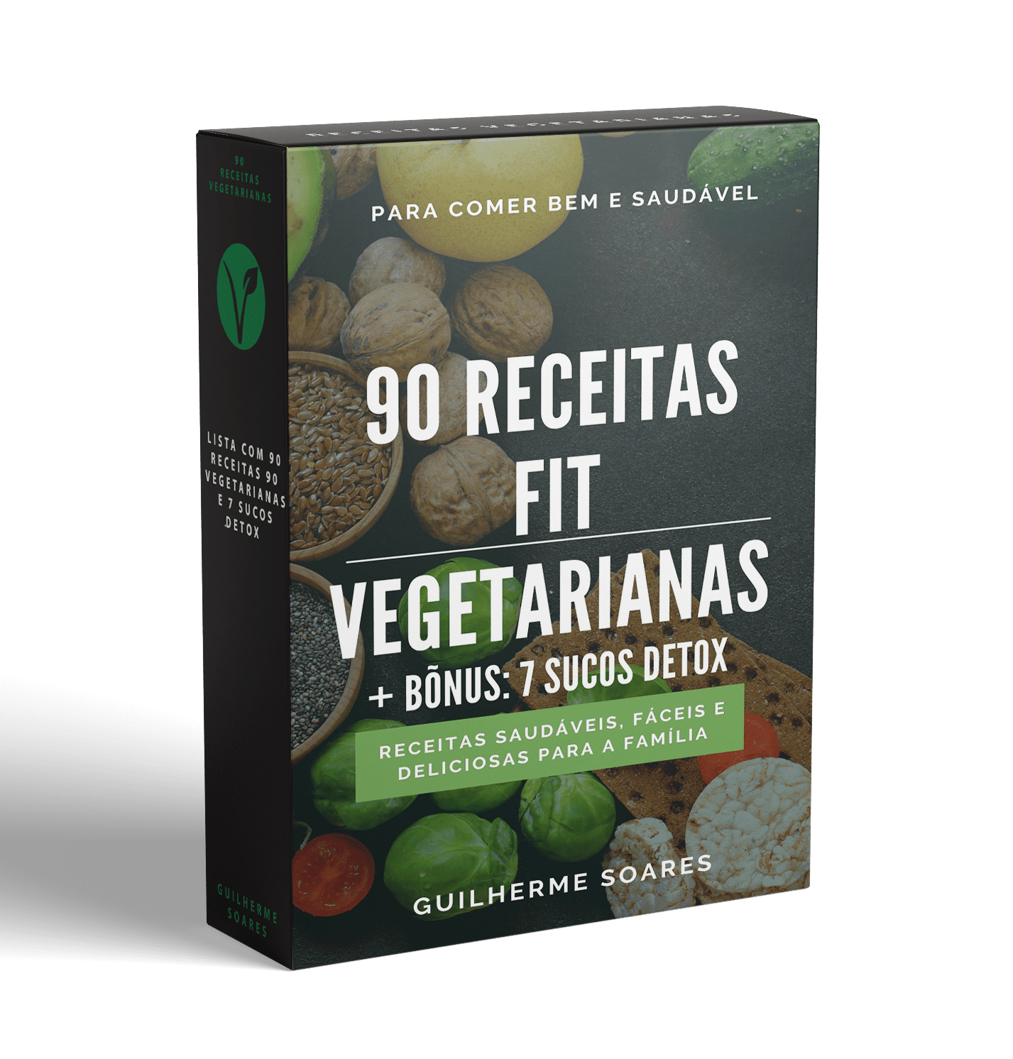 E-BOOK: 90 Receitas Fit Vegetarianas + Guia Essencial