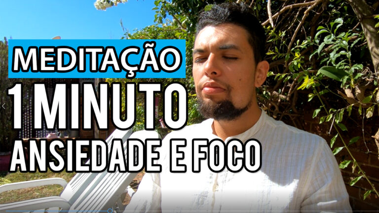 Meditação Guiada de 1 Minuto para Ansiedade e Foco